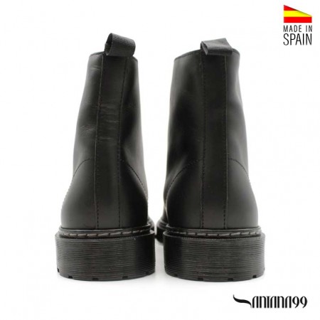 BOTA NEGRA MILITAR DE HOMBRE