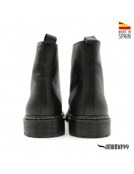 BOTA NEGRA MILITAR DE HOMBRE