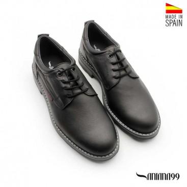 zapatos piel negra