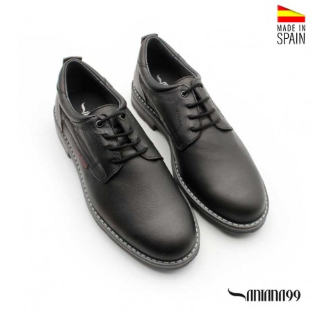 zapatos piel negra