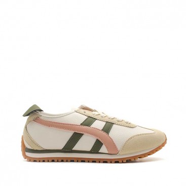 zapatillas beige mujer