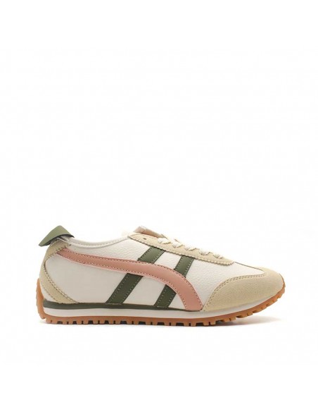 zapatillas beige mujer