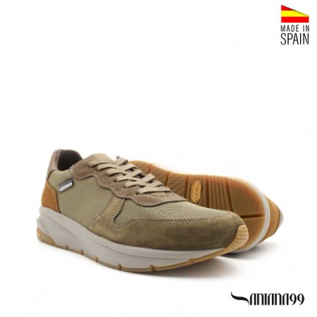 deportivas vibram caqui