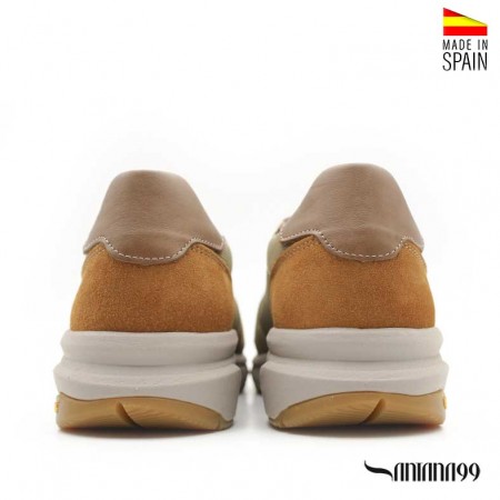 zapatillas piel serraje