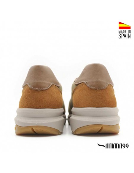 zapatillas piel serraje