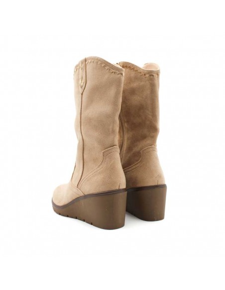 botas altas con cuña mujer