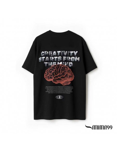 Camiseta Con Dibujo En La Espalda Hombre