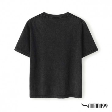 Camiseta negra algodón