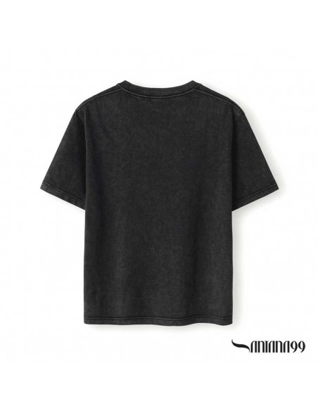 Camiseta negra algodón