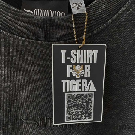 Camiseta negra moda hombre