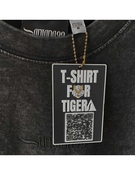 Camiseta negra moda hombre