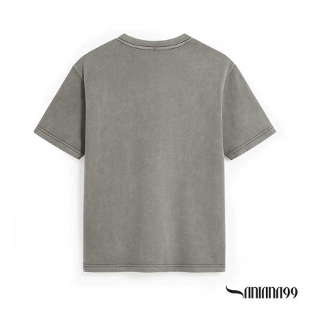 Camiseta gris moda hombre