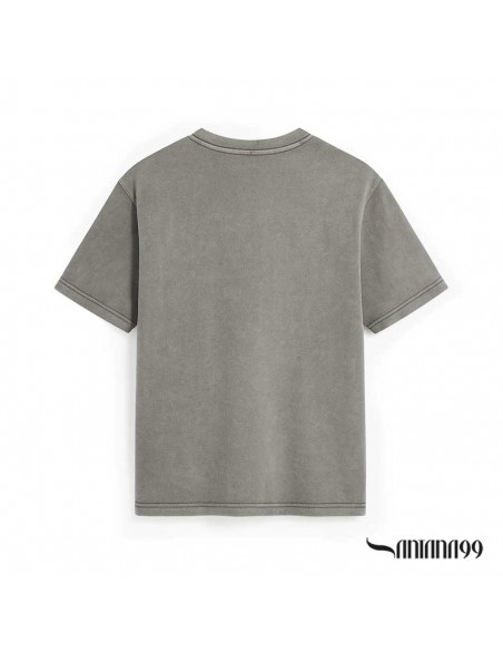 Camiseta gris moda hombre