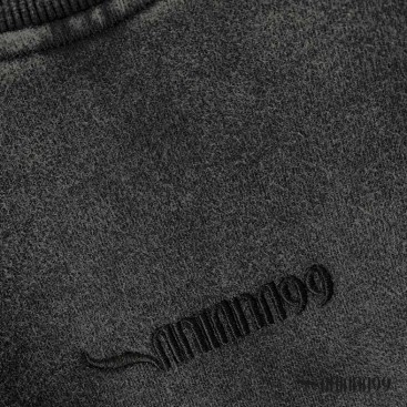 Sudadera negra algodón