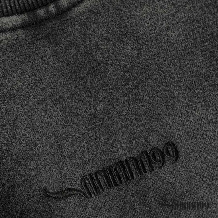 Sudadera negra algodón