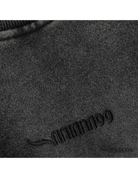 Sudadera negra algodón