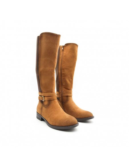 botas altas con elástico