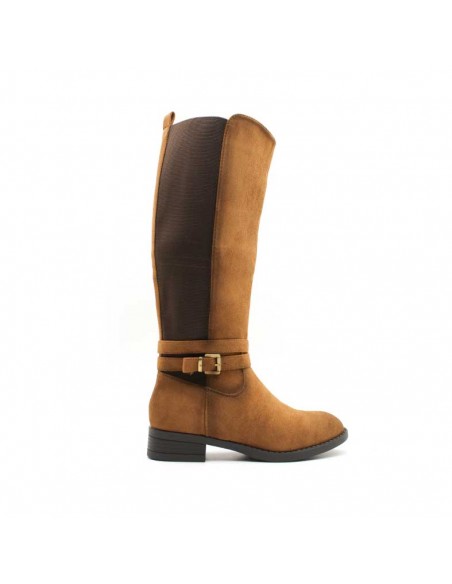 botas altas camel