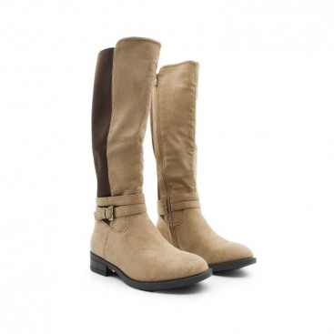 botas elásticas altas mujer