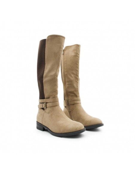 botas elásticas altas mujer