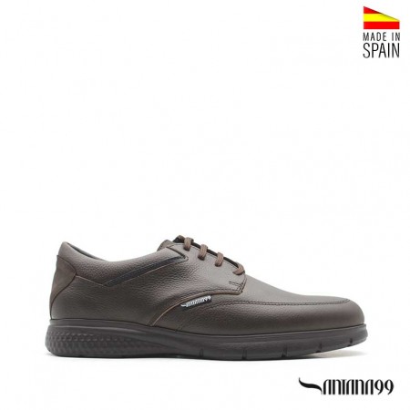 Zapatos de piel marrón hombre