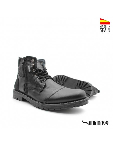 BOTINES HOMBRE NEGROS
