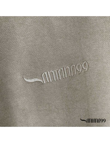 Sudadera gris casual hombre