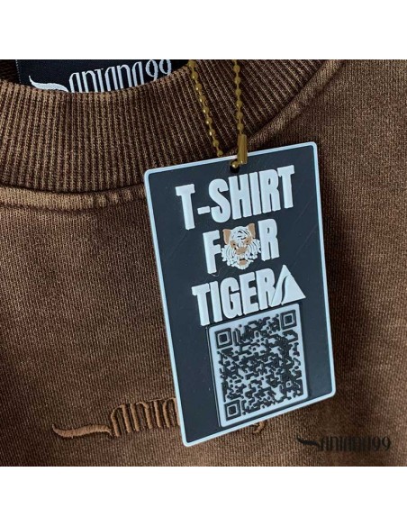 Sudadera marrón algodón