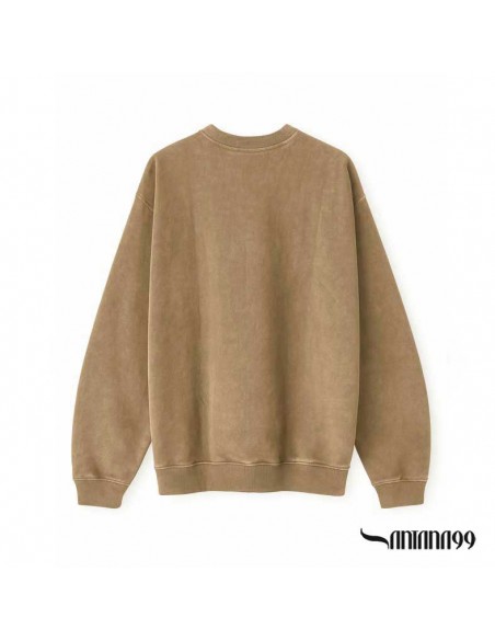 sudadera beige hombre