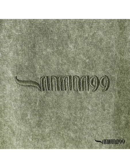 Camiseta caqui efecto lavado