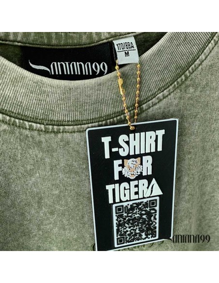 Camiseta caqui casual