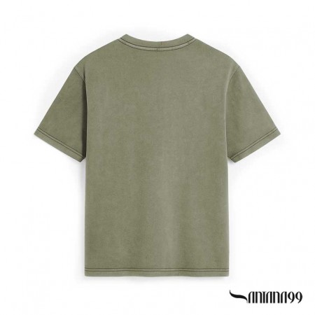 Camiseta verde caqui hombre
