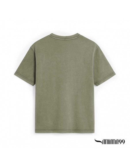 Camiseta verde caqui hombre
