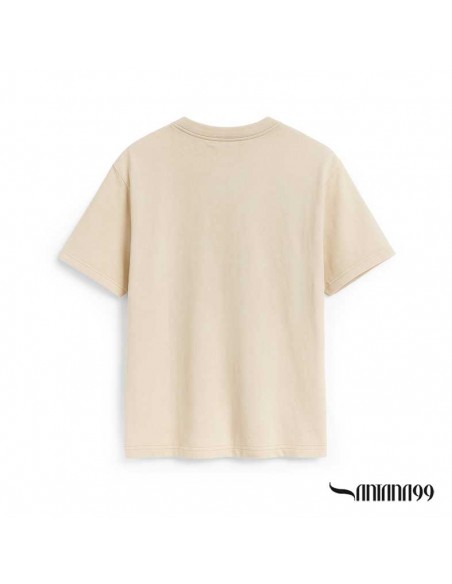 Camiseta beige algodón
