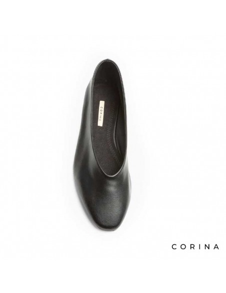 zapatos planos negros