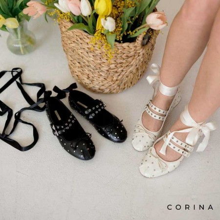 Bailarina atada blanca corina