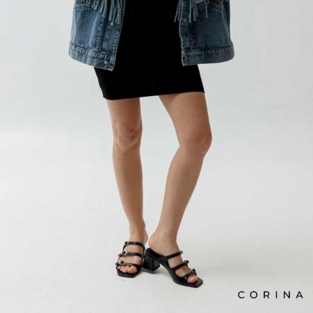 sandalais charol negras