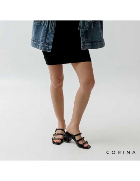 sandalais charol negras