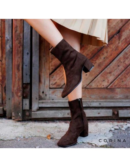 botines tacón comodo