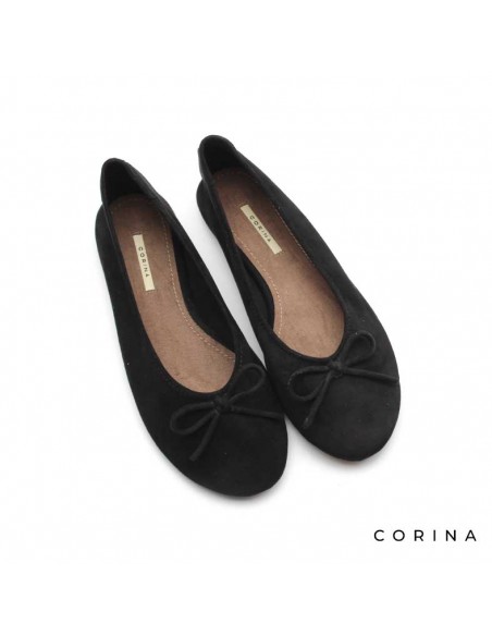 bailarina antelina negra