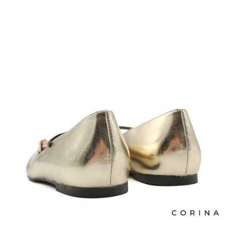 zapatos cómodos dorados