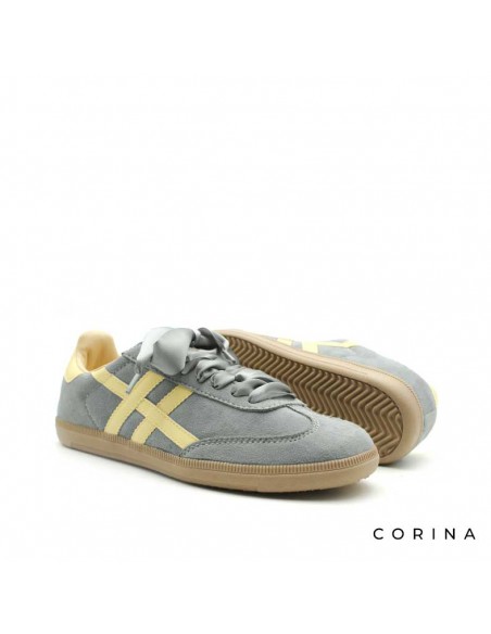 Sneakers celeste mujer