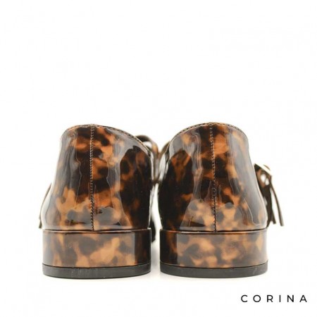 Zapatos charol leopardo