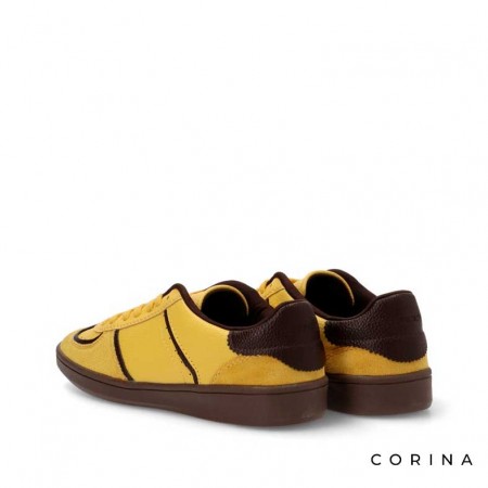 zapatillas amarilla mujer​