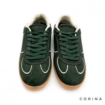 zapatillas casual verdes mujer​