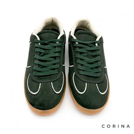 zapatillas casual verdes mujer​
