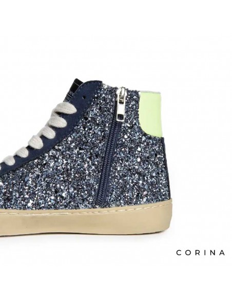 zapatilla abotinada mujer