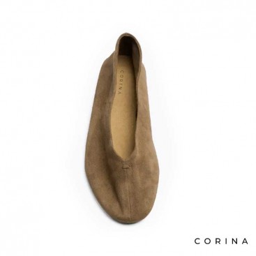 zapatos planos camel