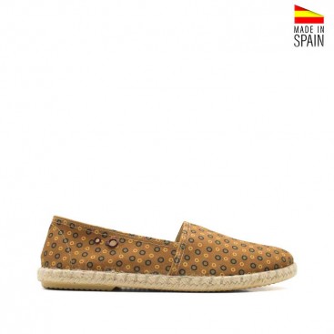 Zapatillas lona mostaza