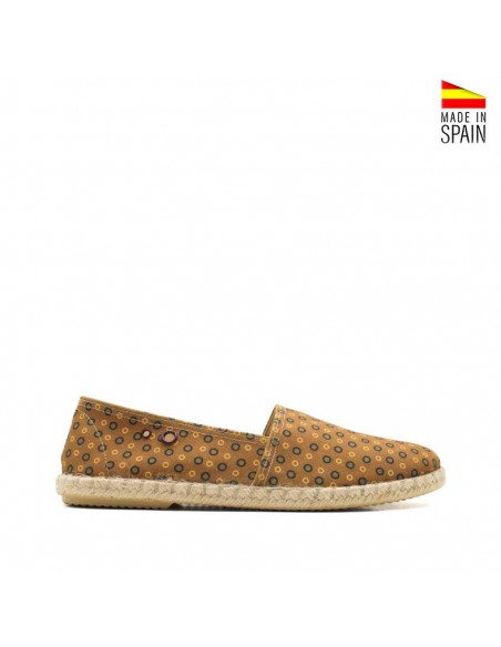 Zapatillas lona mostaza